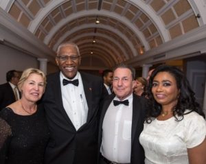 Sir Rodney and Lady Williams with Mr. Neal Simon, President of AUA 