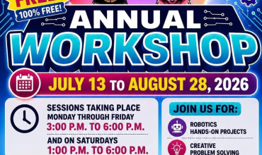 Redonda Robotics Annual Workshop 2026 (FREE Robotics Camp)
