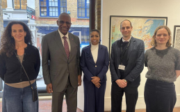 Sir Rodney and Lady Williams hold talks with Royal Drawing School