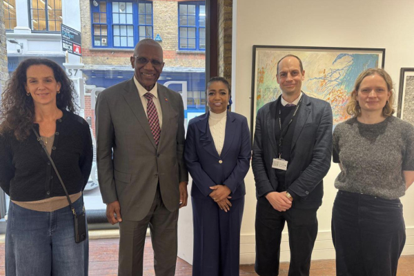 Sir Rodney and Lady Williams hold talks with Royal Drawing School