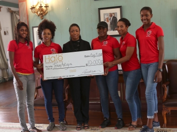 Halo Foundation Donates $10K to Team Antigua Island Girls